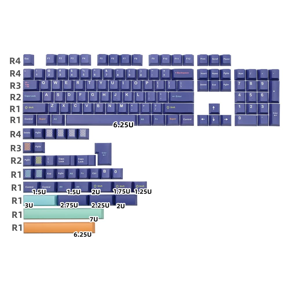 Amazon | GMK Serenity キーキャップ クローン チェリー プロファイル 