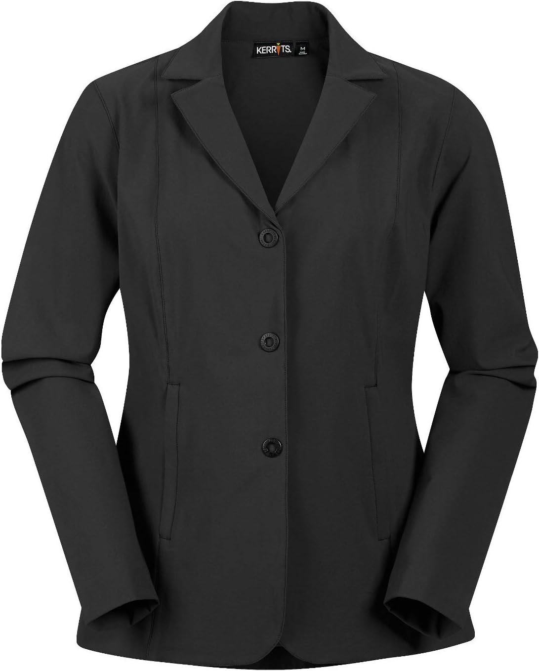 Women's Equestrian Stretch Competitor Coat – 3-Snap, Lightweight English Horse Show Jacket, Machine Wash