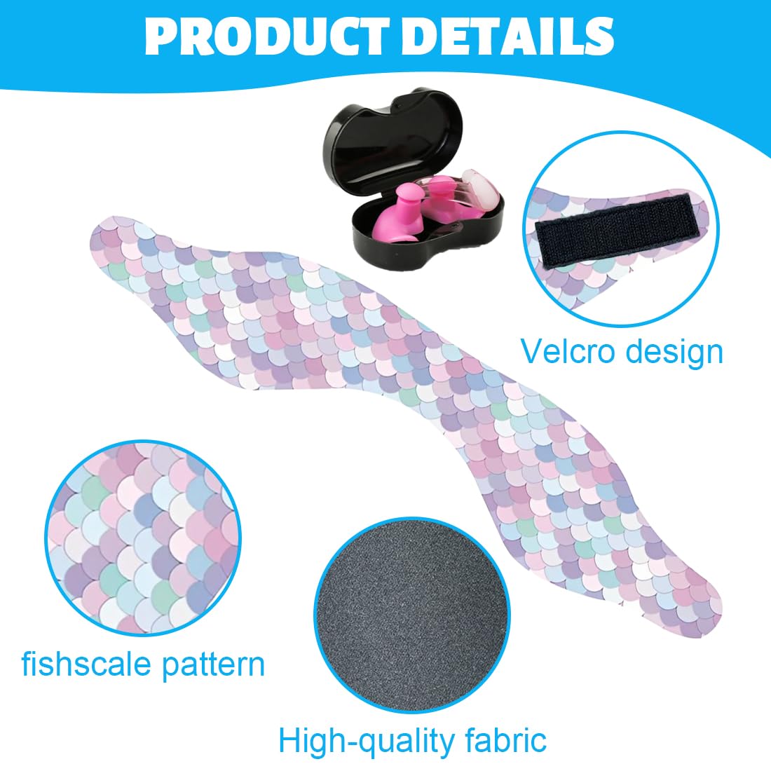 Fascia di Protezione per Orecchi da Nuoto, Auricolari con Elasticità Regolabile per Piscina, Docce e Sport Acquatici (Rosa)