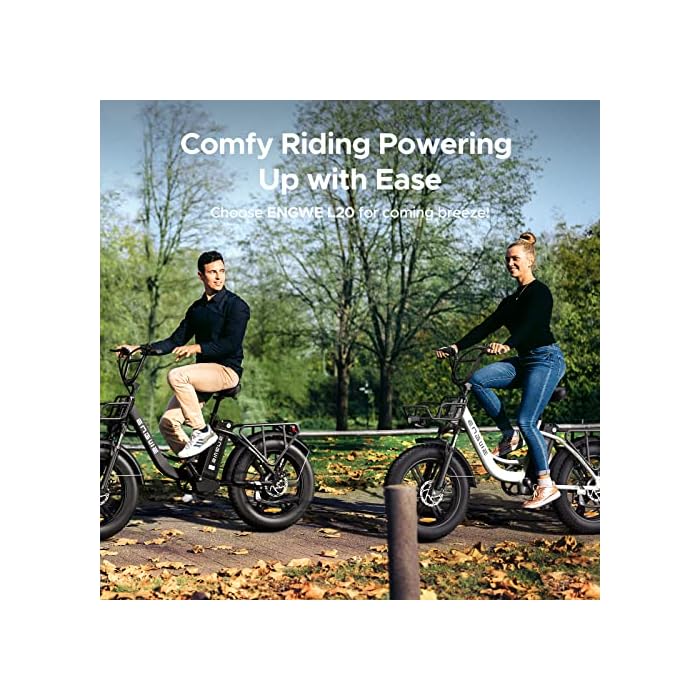 ENGWE Electric Bike 20" Fat Tyre Step Through Shimano 7-Speed - Image 6