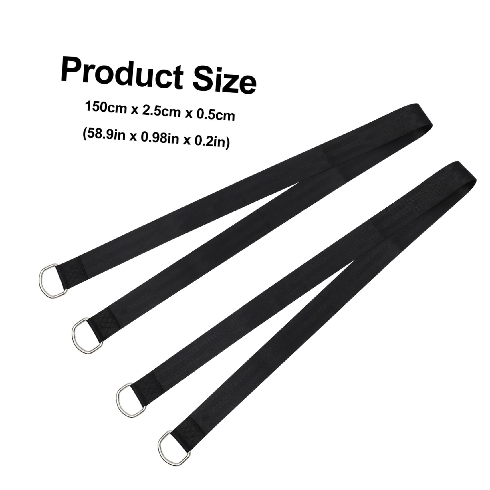 Toyvian 1 Set Hammock Strap Hanging Kit for Outdoor Swings Durable Connection Straps with Parent Interaction Easy to Carry Install High Strength Design for Safety