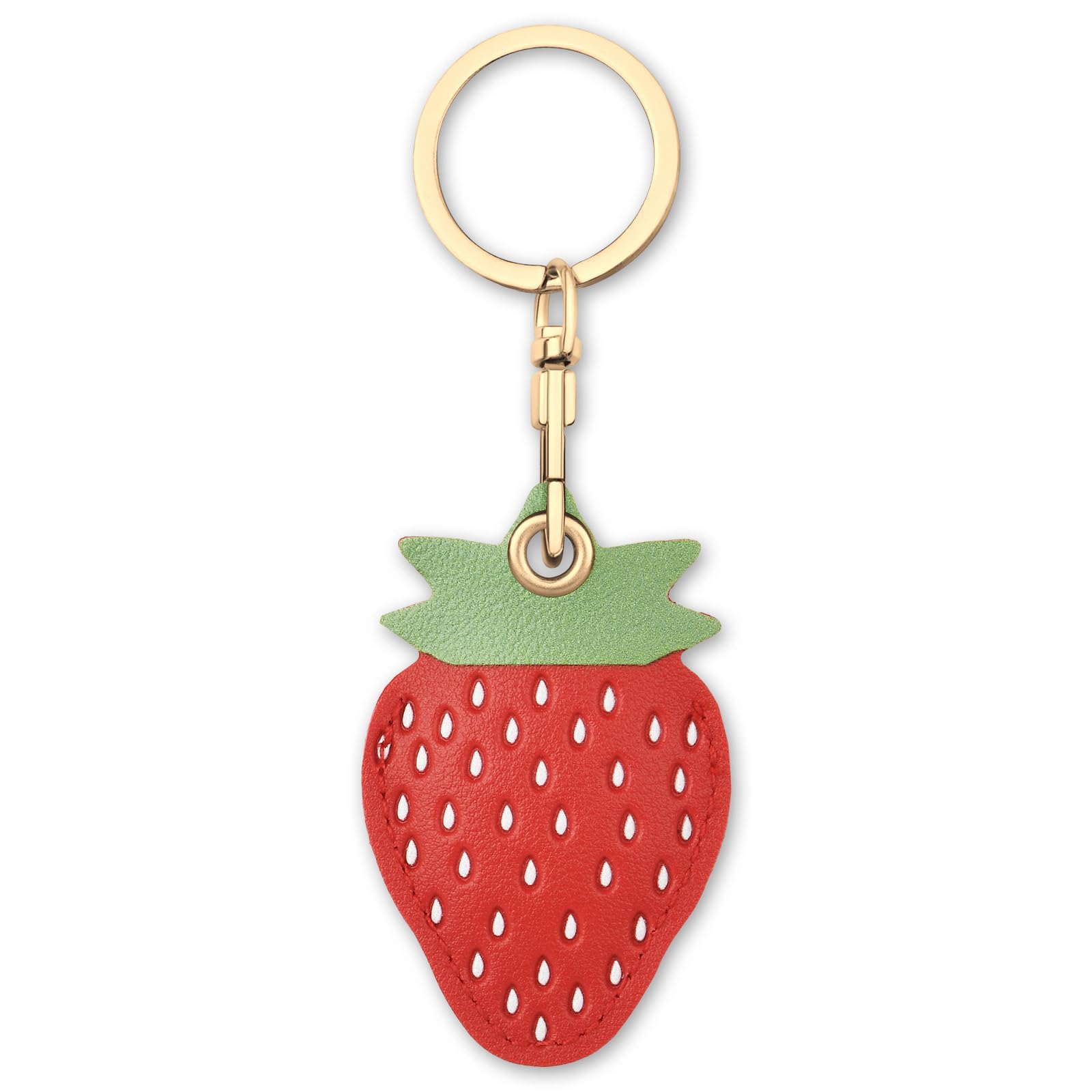 AXFEE 360° Protective Case for Air-Tag, Cartoon Leather Air Tag Keyring Case For Apple Air-tag Holder, Holder Case for Air-Tags, Air tag Holder Protective case, Decorations for Key, Bag, Pet Collar — view 14