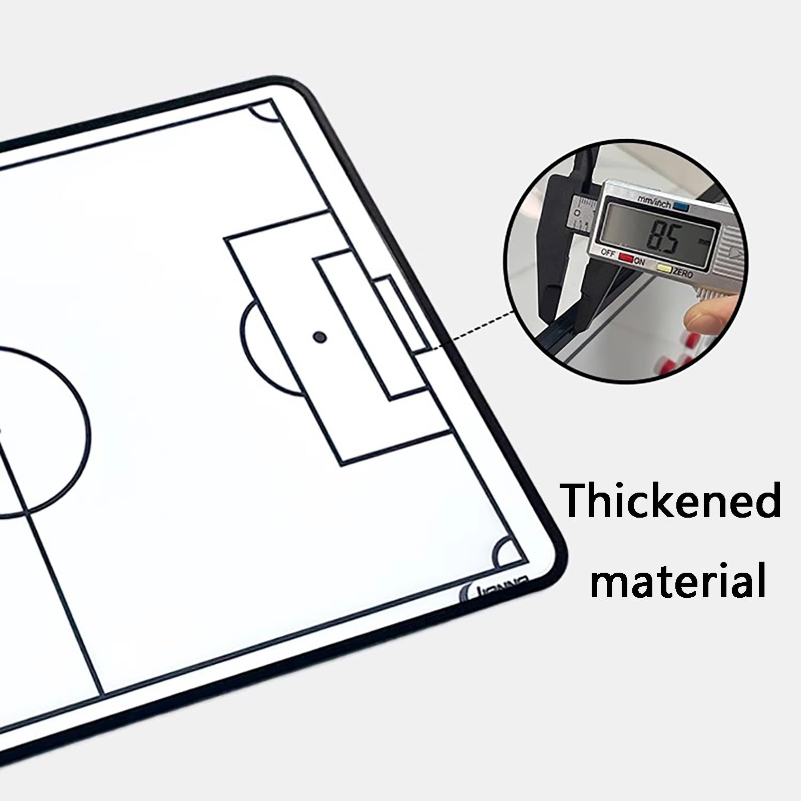 Lavagna Magnetica per Tattiche da Calcio, Lavagna per Allenamento di Calcio, Design Bifacciale, Facile da Scrivere e Cancellare, per Allenamento e Competizione(Medium)