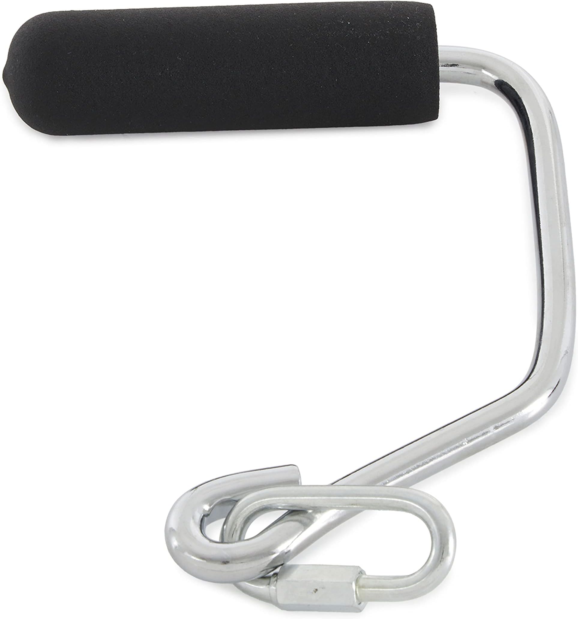 Total Gym 17500 Open Ended Durable Chrome Handles for Increased Grip with Total Gym Home Workout Machines, Black