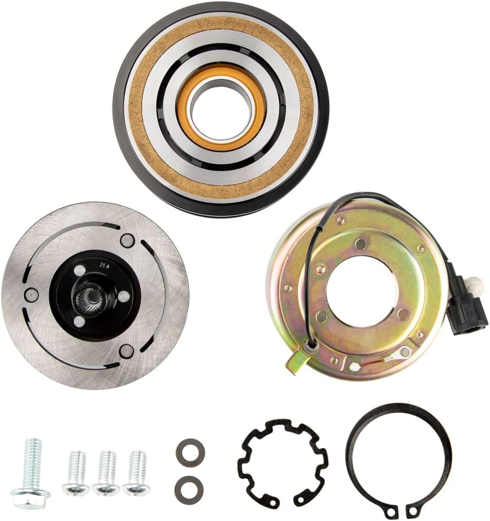 AC Compressor Clutch, AC Compressor Clutch Kit Pulley Coil Compatible with 2007-2020 TUNDRA 8CYL 5.7L Replace 10S20C