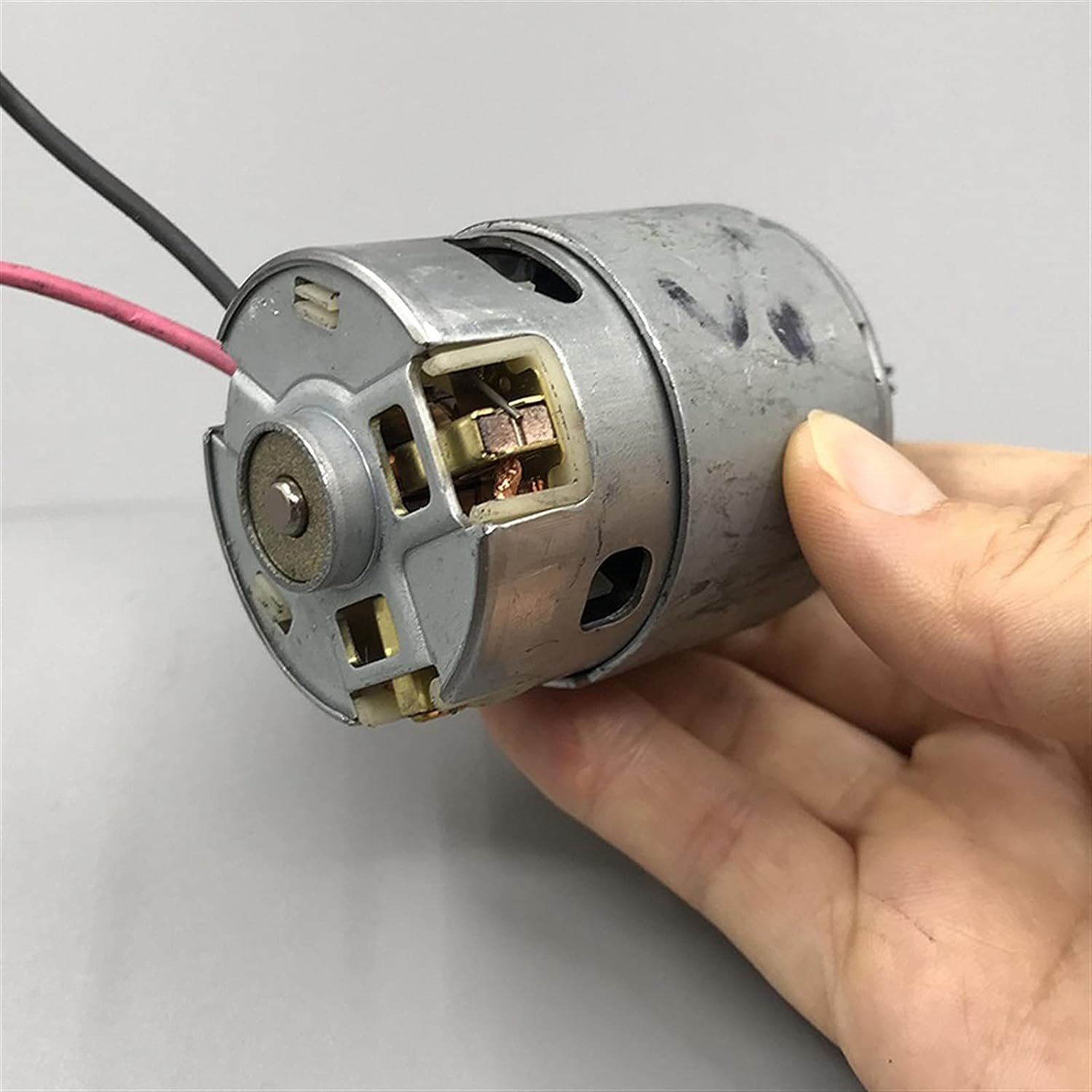 Motore, motoriduttore, Trapano Elettrico Attrezzi da Giardino RZ-735VA-9515 DC 12V-18V 20400 Giri/min, Motore Elettrico ad Alta Potenza ad Alta velocità