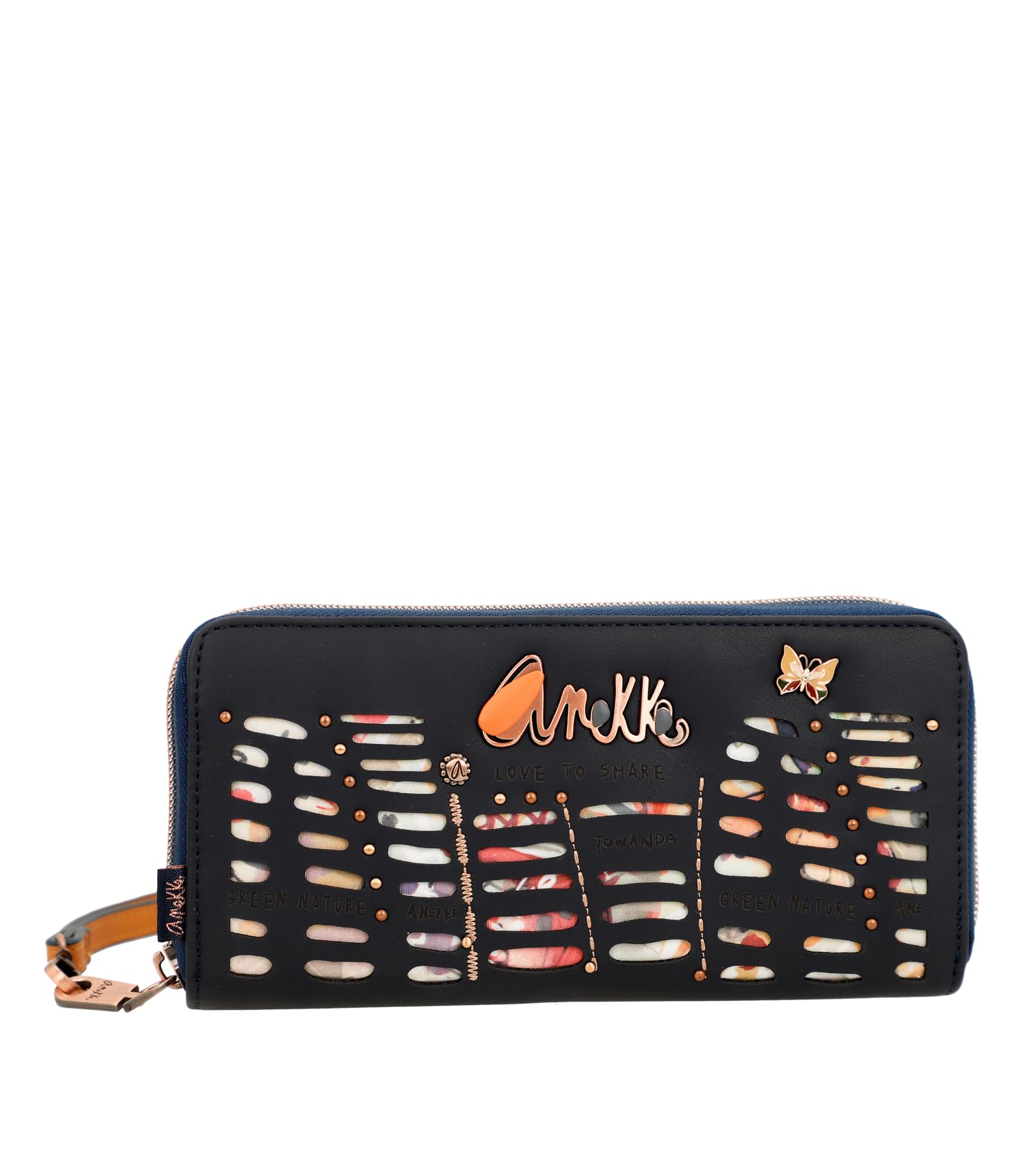 Anekke Damen Geldbörse hart 36779-908 Mehrfarbig 20x10x2 Reisezubehör-Brieftasche, bunt