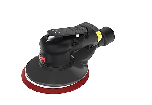 3M Lijadora orbital aleatoria, Xtract Pneumatic 88958, 6 pulgadas, aspiradora autogenerada, 316 en órbita, ROS ergonómico y ligero, motor de 209 W,