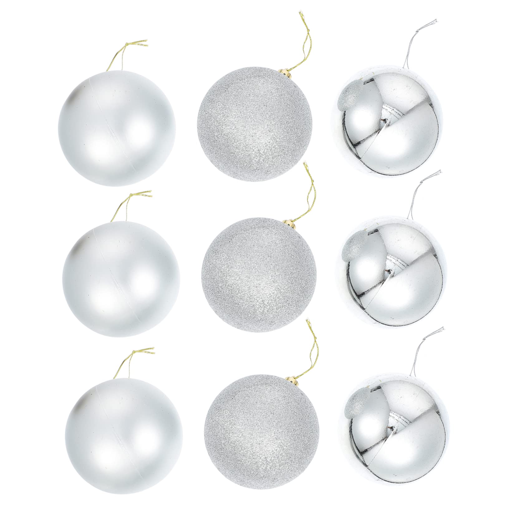 Cabilock 24stücke Hängende Kugeln für Weihnachtsbaum Dekokugeln Weihnachtsbaumanhänger Kleine Kugeln Weihnachtsdekoration