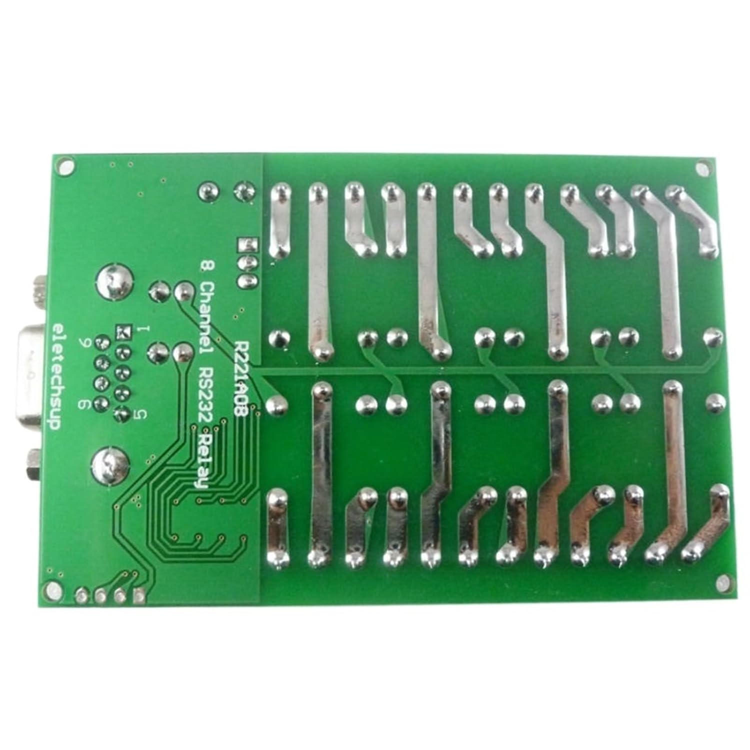 DC 12V 8 CH RS232 Relay Board PC USB UART DB9 Remote Control Switch