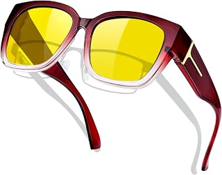 KANASTAL Oversized Over Glasses Sunglasses for Women Men Square Fit Over Polarized Sun Glasses UV400