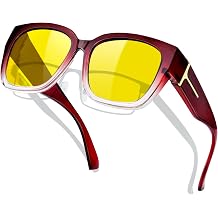 KANASTAL Oversized Over Glasses Sunglasses for Women Men Square Fit Over Polarized Sun Glasses UV400