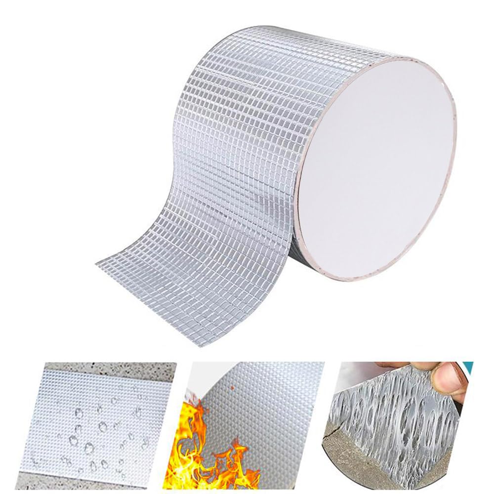 Patch Réparation Aluminium Pour Casseroles - 5 Feuilles Résistantes à Haute Température, étanches, Réutilisables