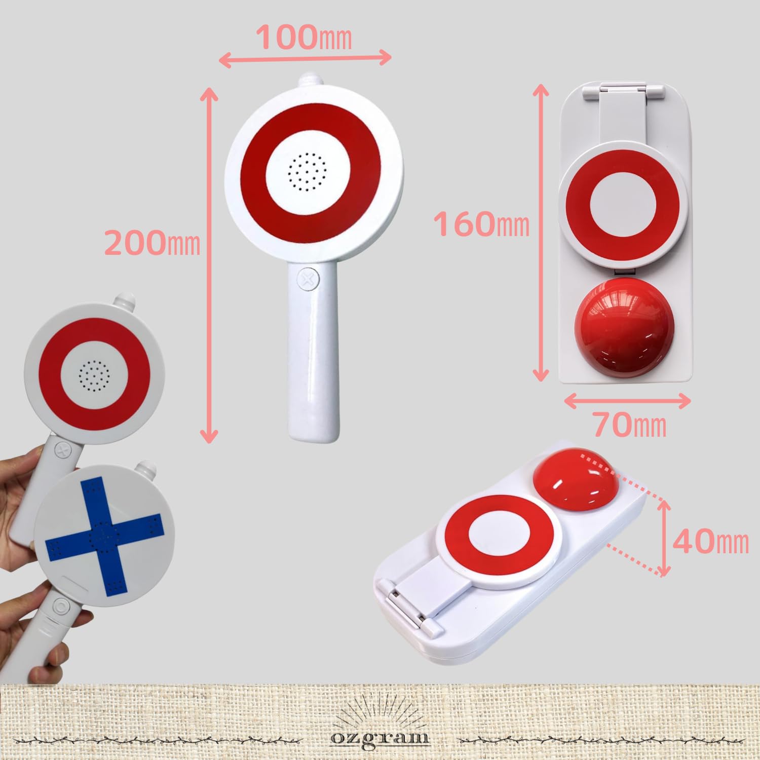 p.さま★専用ページ Amazon.co.jp: ozgram マルバツ ブザー 〇✕ブザー 早押し