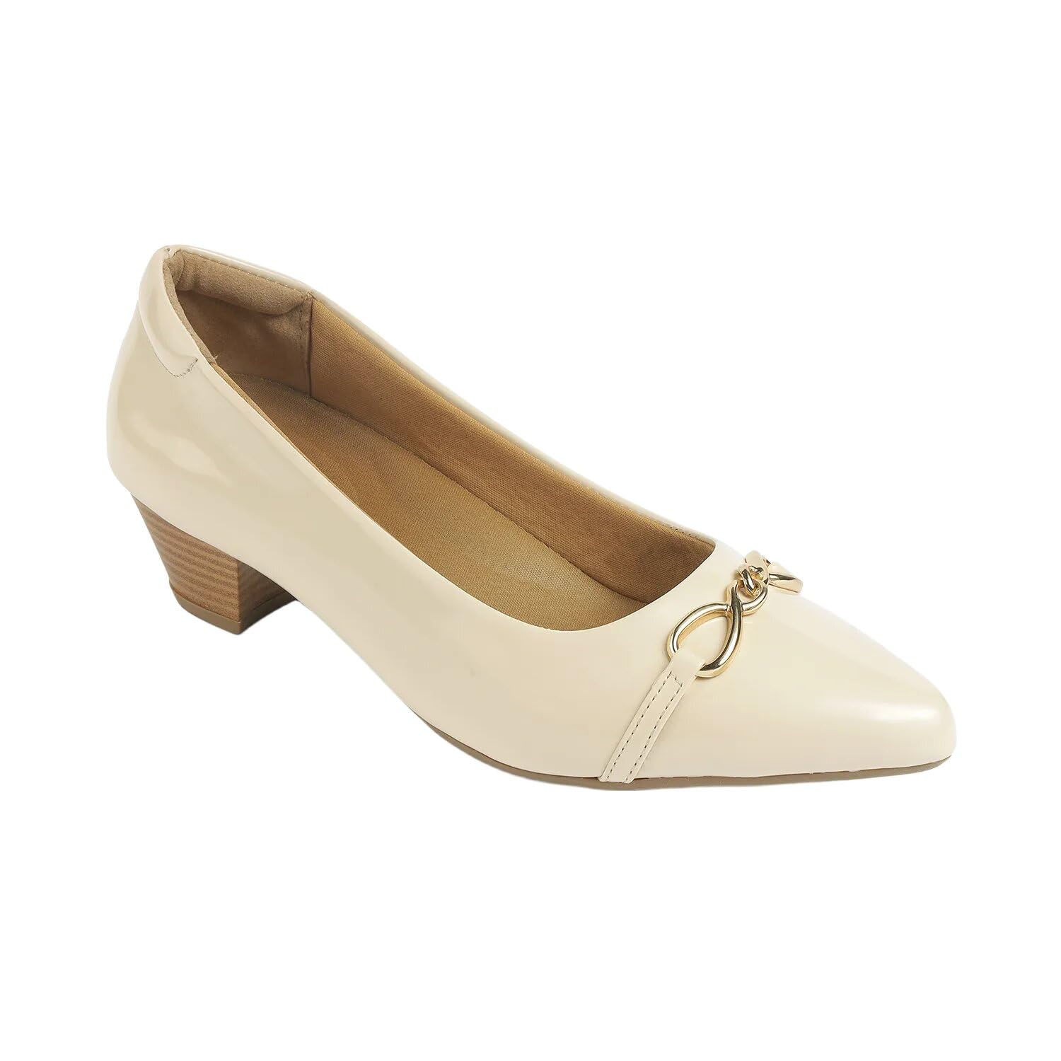 tresmode Bepump Women's Pointed Toe Low Heel Pumps-picture-12