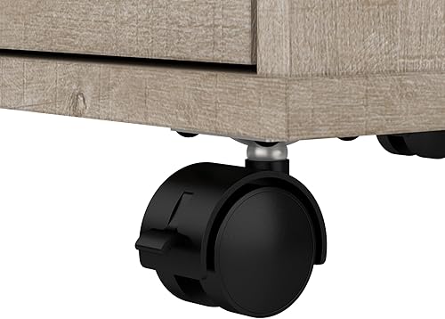 Miniatura 7 de Bush Furniture Key West - Archivador con 2 cajones | Organización móvil para oficina en casa | Pequeño almacenamiento debajo del escritorio sobre