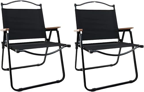 KLASIKA Silla plegable impermeable para acampar con asiento de tela Oxford, soporte de acero grueso, silla portátil apilable para eventos, oficina,