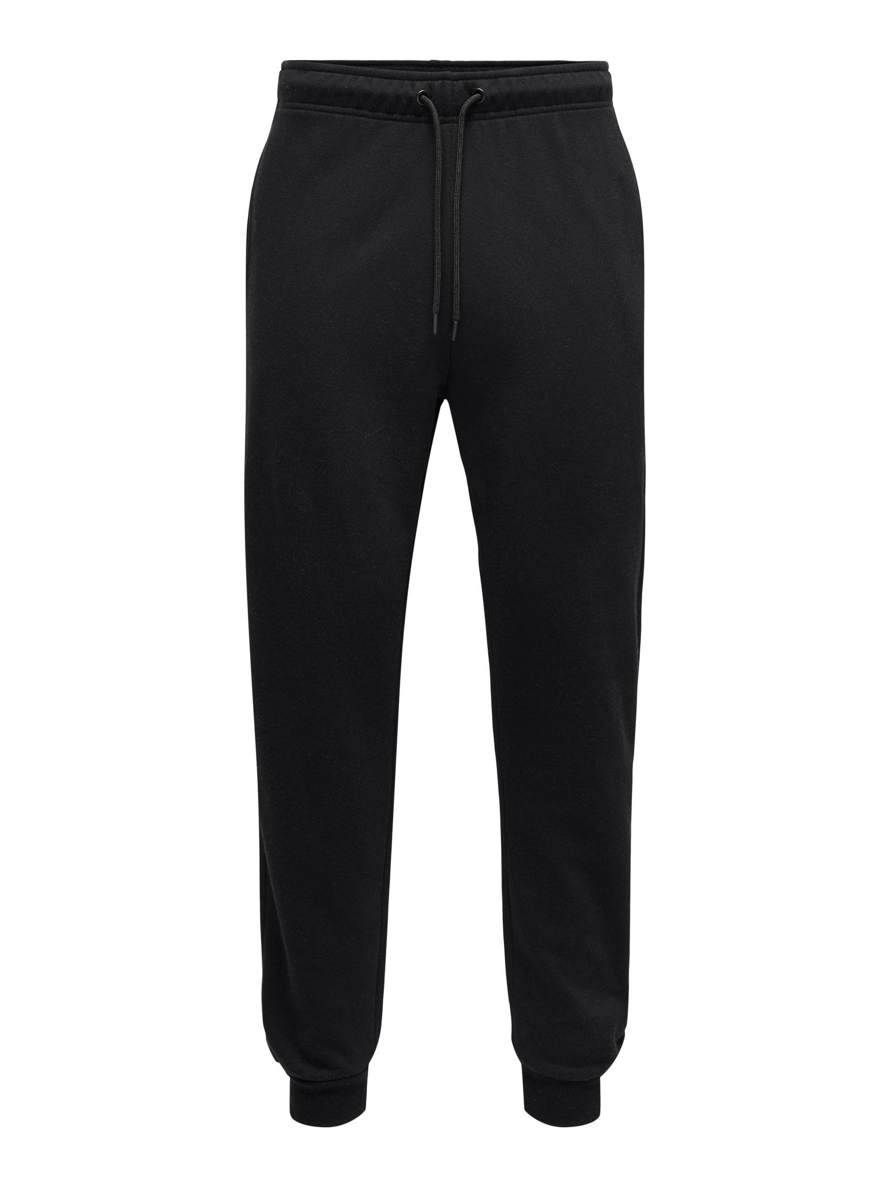 ONLY & SONS Men's Onsceres Life Sweat Pants Noos Tracksuit Bottoms, Black, XS EU, Black, XS