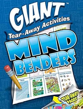 Paperback Mind Benders Giant Tear Away Activities Book