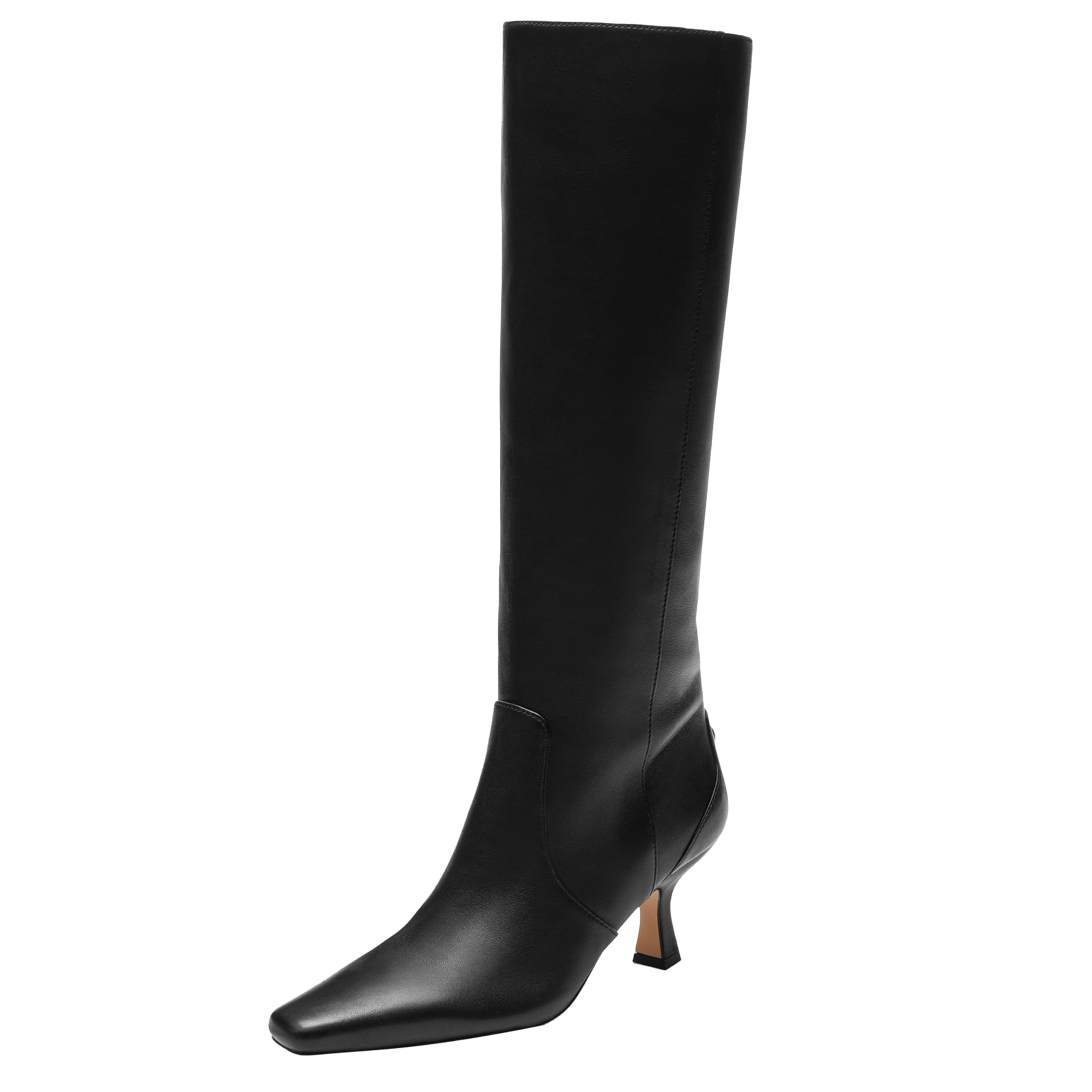 COACH womens Sculpted C Kitten Heel Boot