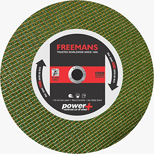 Image of FREEMANS CG+355 Power+ Green Cut Off Wheels, 14-inch -Set of 25 Pieces
