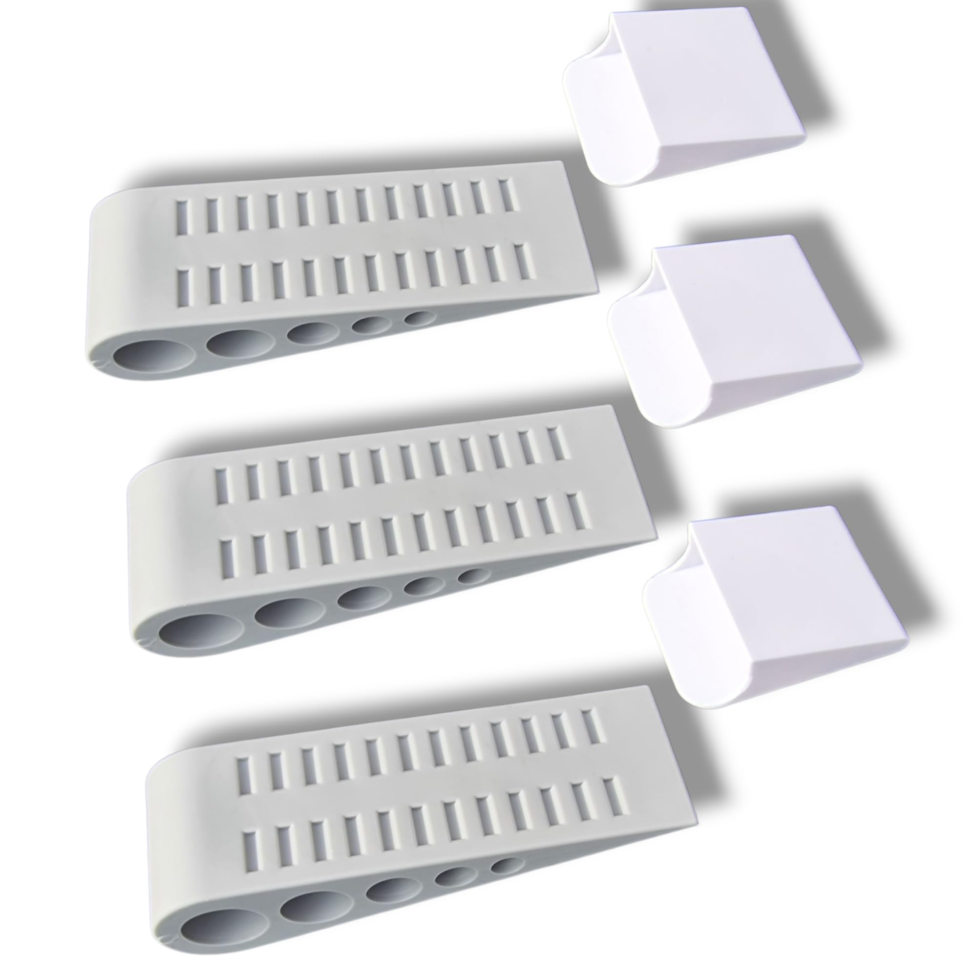 3Pieces, Door Stop, Door Wedges, Door Wedges Indoors Rubber, Door Stopper, Rubber Door Wedge, Door Wedge Heavy Duty, Door Stopper Floor, Door Stop Wedge,Door Jammer.
