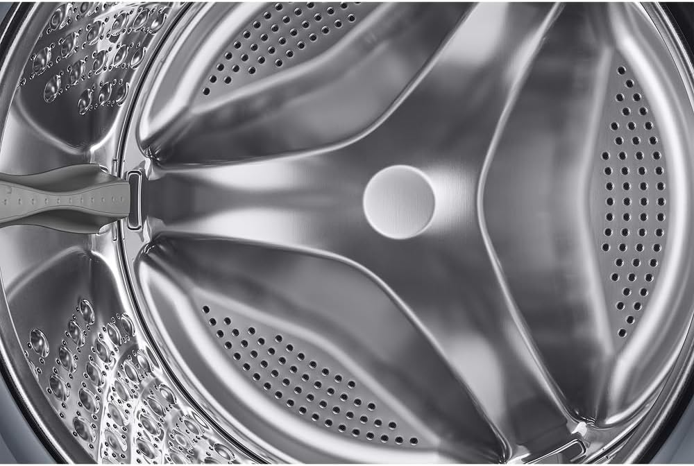 Tył view of the Samsung WD13FG Washer Dryer showing hose connections