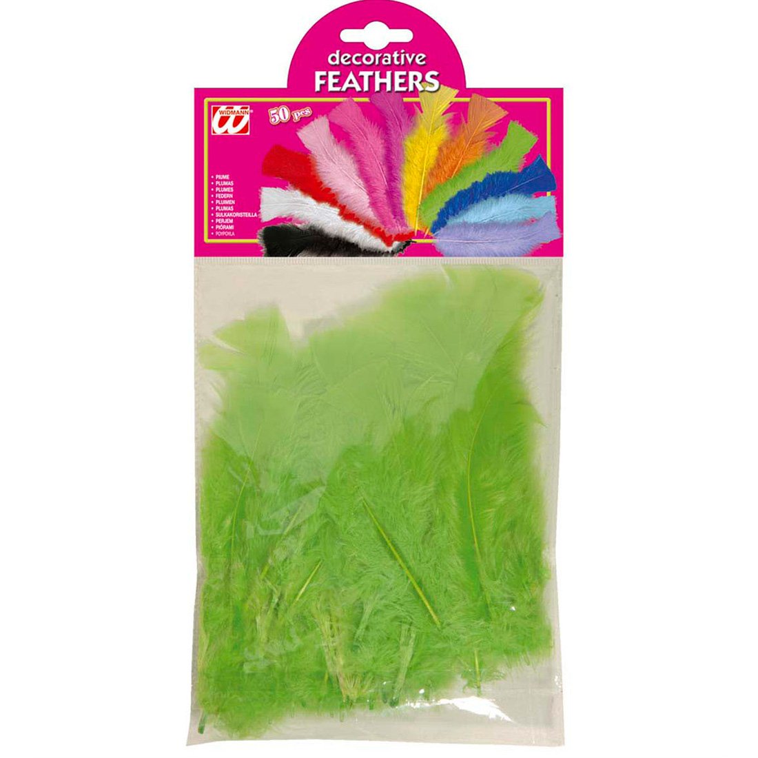 Amakando 50 Bastelfedern Blau - Weiche Schmuckfedern Ca. 10 Cm Für Deko, Kostüme Oder Partys