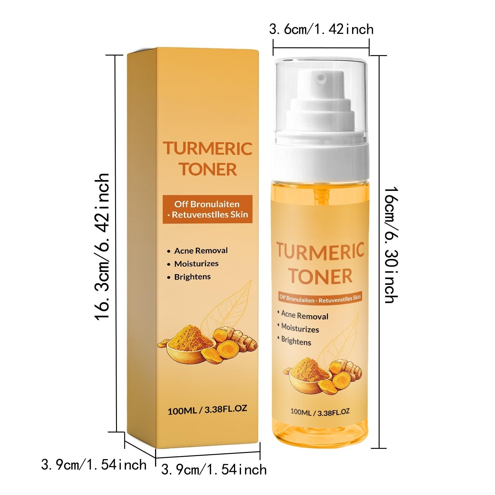 Tonik z kurkumą i witaminą C - 100ml