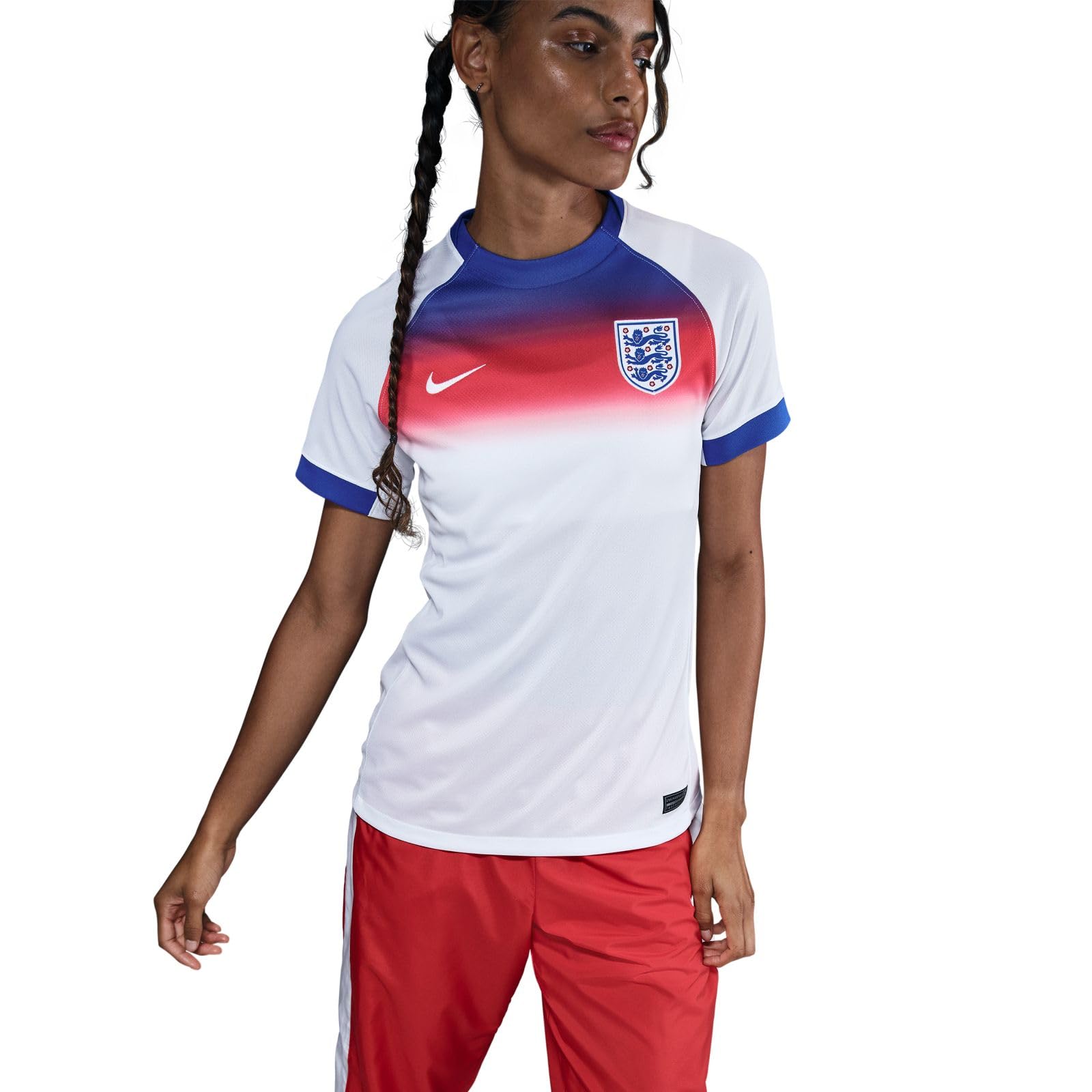 Nike England 2025 Stadium Home (Frauenteam) Nike Dri-Fit Replika-fußballtrikot für Damen Maglia da Calcio Replica Donna