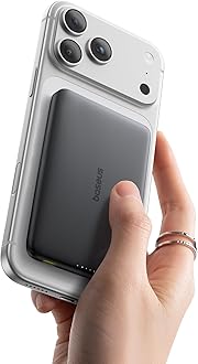 Picogo Magsafe Portable Charger, Qi2 Certified 0.5" Ultra Slim 15W Wireless Power Bank, 10000mAh 27W Fast Charging Magnetic Battery Pack with USB-C for iPhone 17/16/15/14/13/12 Series Only