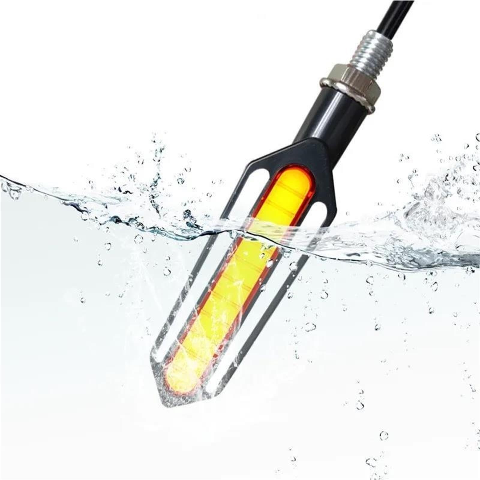 TRASH BIN Intermitente Moto Para Benelli TRK 502X TNT150 TNT600 180S LED Luz Señal Giro Motocicleta 12V Indicador Impermeable(2 pair white)