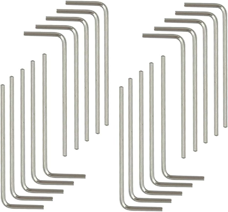 1.5mm Hex Key Wrench L Shaped Hexagon Head Repairing Tool - (20 Pcs)