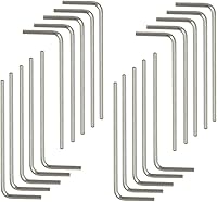 Vista 22 de 2.5mm Hex Key Wrench L Shaped Hexagon Head Repairing Tool 50pcs