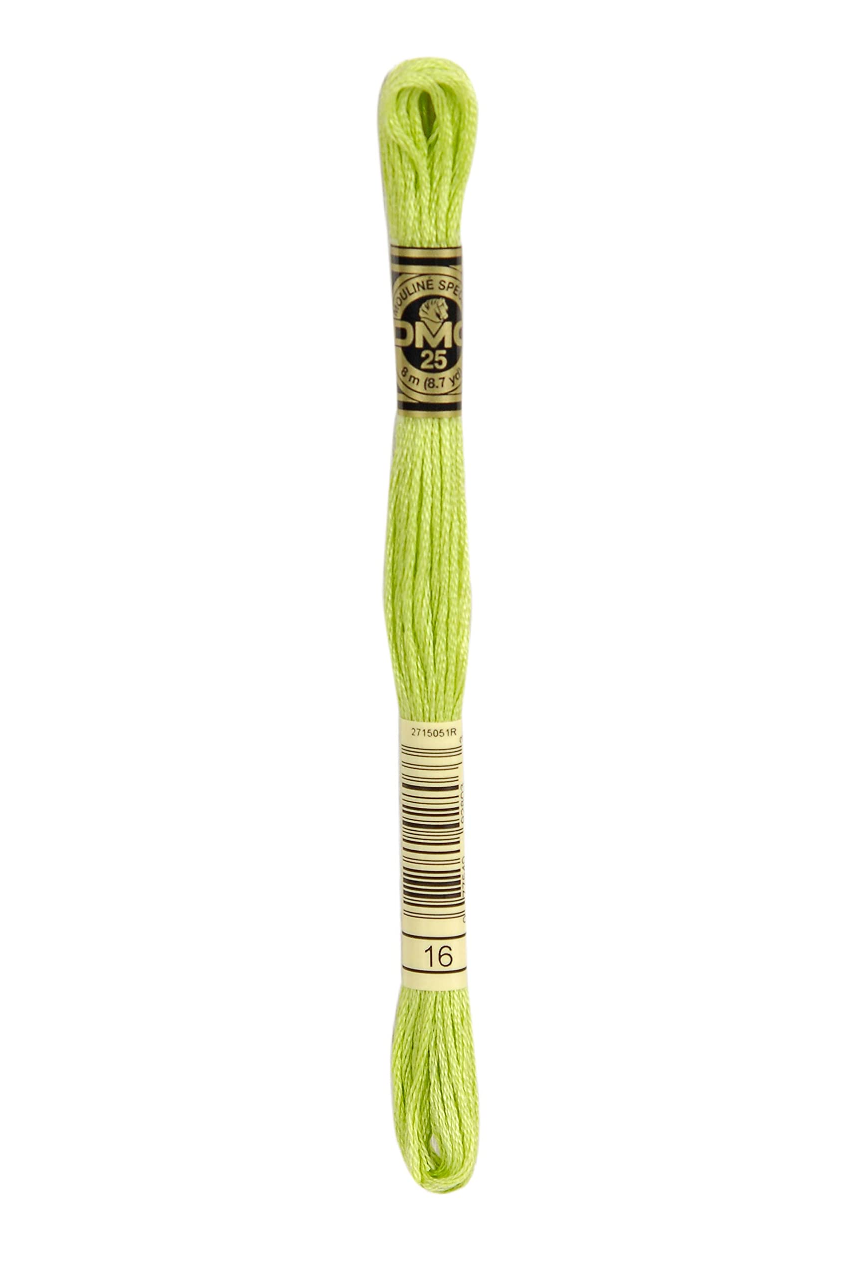 DMC 6-Strand Embroidery Cotton 8.7Yd-Light Chartreuse