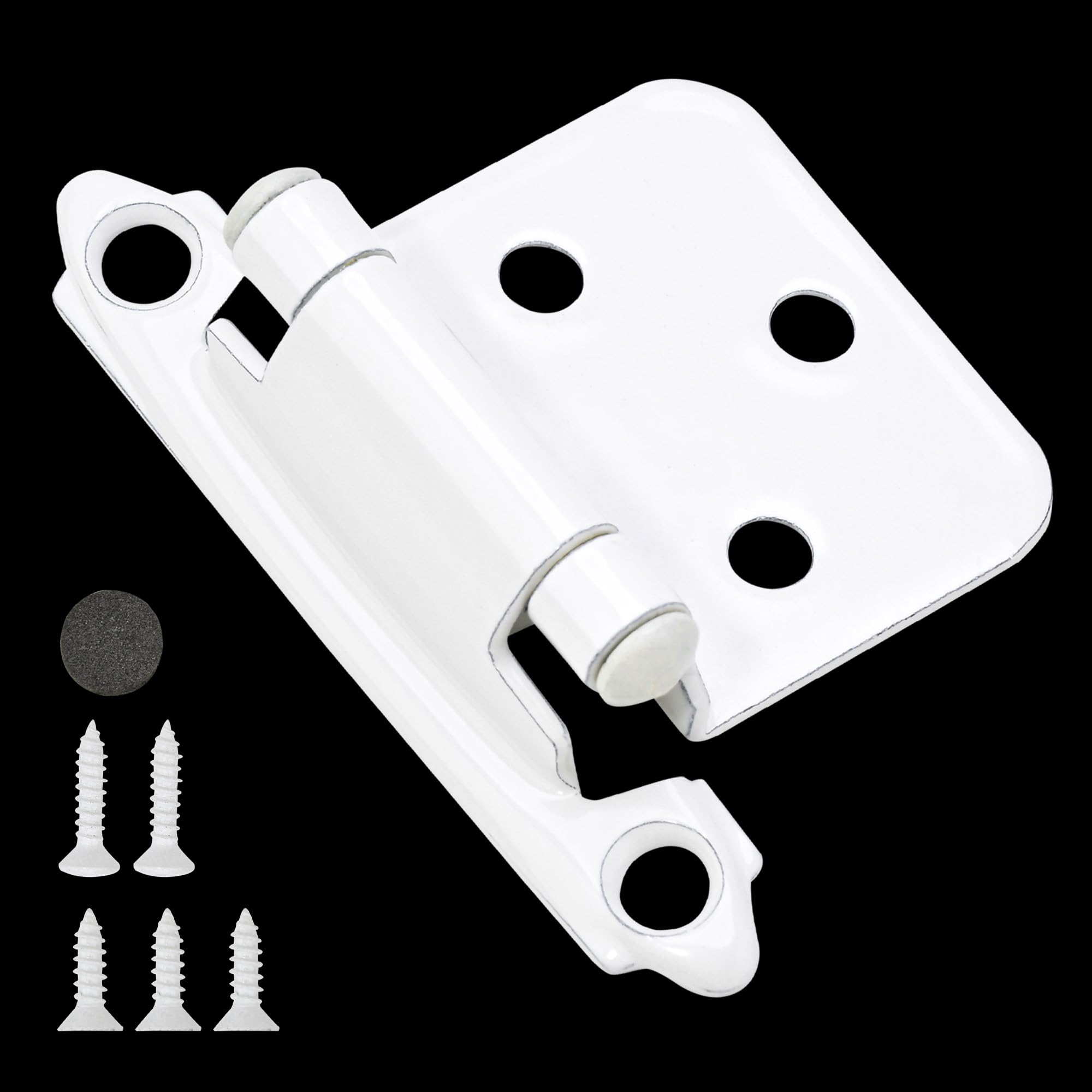 Inset Cabinet Hinges - 50 Pack Self Closing -10 Inset Cabinet Hinges - 50 Pack Self Closing -10