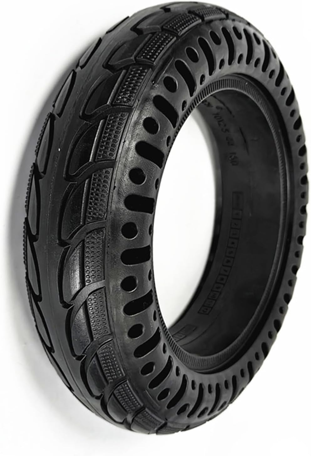 Electric scooter tire, 10” 10x2.50-6.5 solid honeycomb tire, abrasion-resistant and comfort-reducing shock-absorbing outer tire for 60/70-6.5 electric scooter tyre replacement