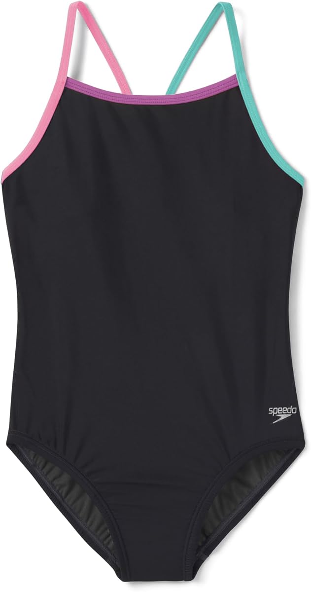 Girl's Swimsuit One Piece Thin Straps
