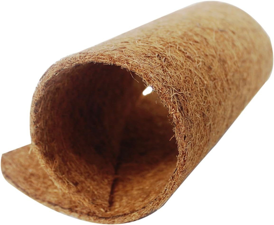 Kisangel Natural Coconut Fiber Reptile Carpet Mat with Strong Air and Water Permeability Terrarium Liner for Lizards Snakes Tortoises Eco-Friendly Bedding for Comfortable Habitat