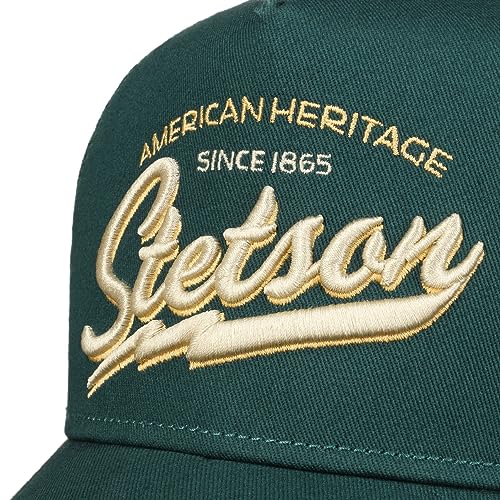 Image of Stetson American Heritage Trucker Cap Men Breathable Mesh Snapback Summer Winter