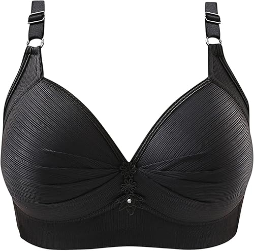 YOTQUSKI Sujetadores con realce para mujer, sujetadores deportivos sin varillas, talla grande, brasier de cobertura completa, cómodos sujetadores