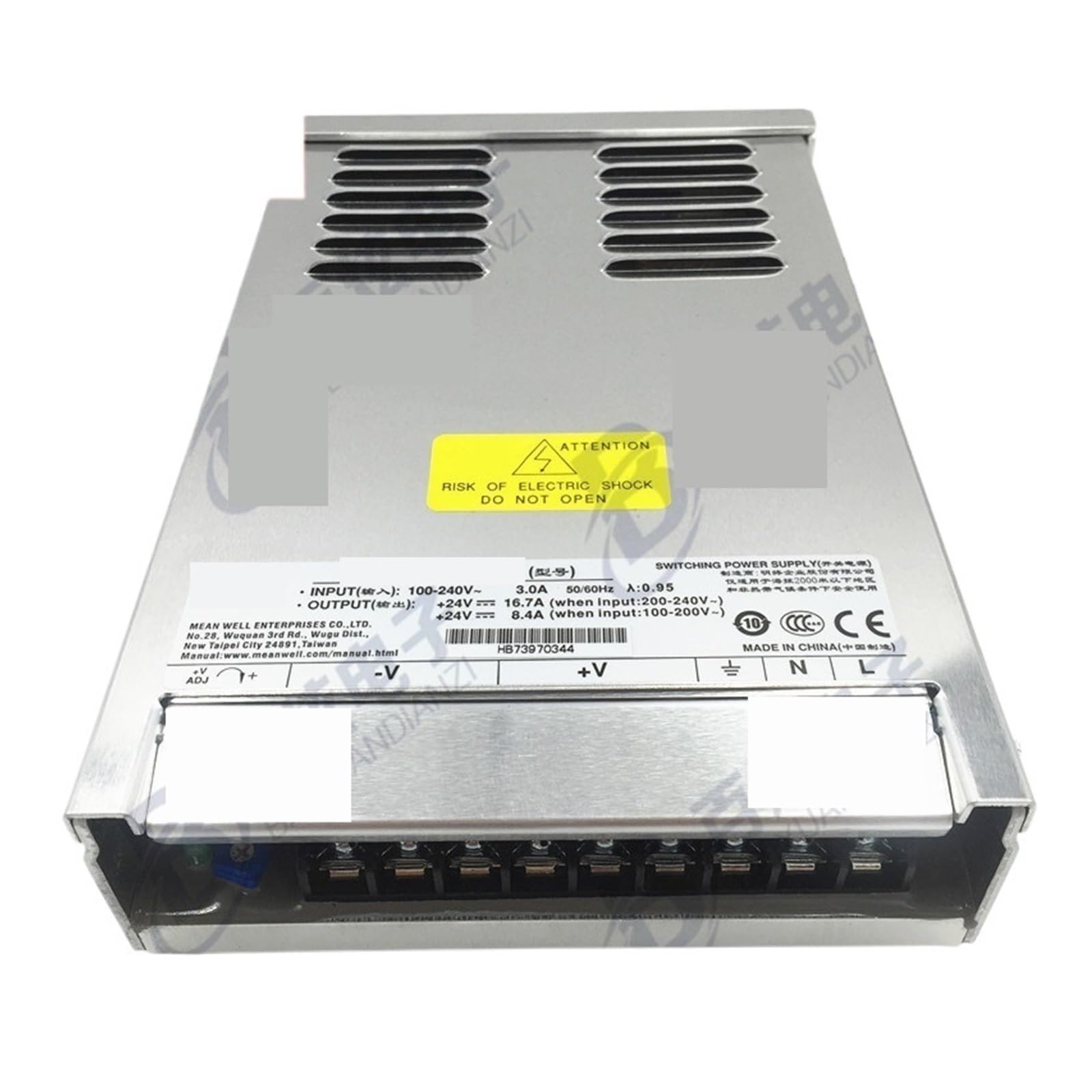 Alimentation à découpage 24V pour illuminations de terrasse et jardin ERP-350
