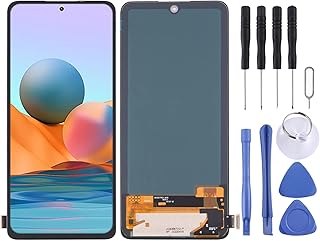 HUANGYUNCHAO Acessórios telefônicos MATERIAL OLED TELA LCD E DIGITIZADOR Conjunto completo para Xiaomi Redmi Nota 10 Pro 4g/Redmi Nota 10 Pro Índia/Redmi Nota 10 Pro Max/Redmi Nota 11 Pro China/Redmi