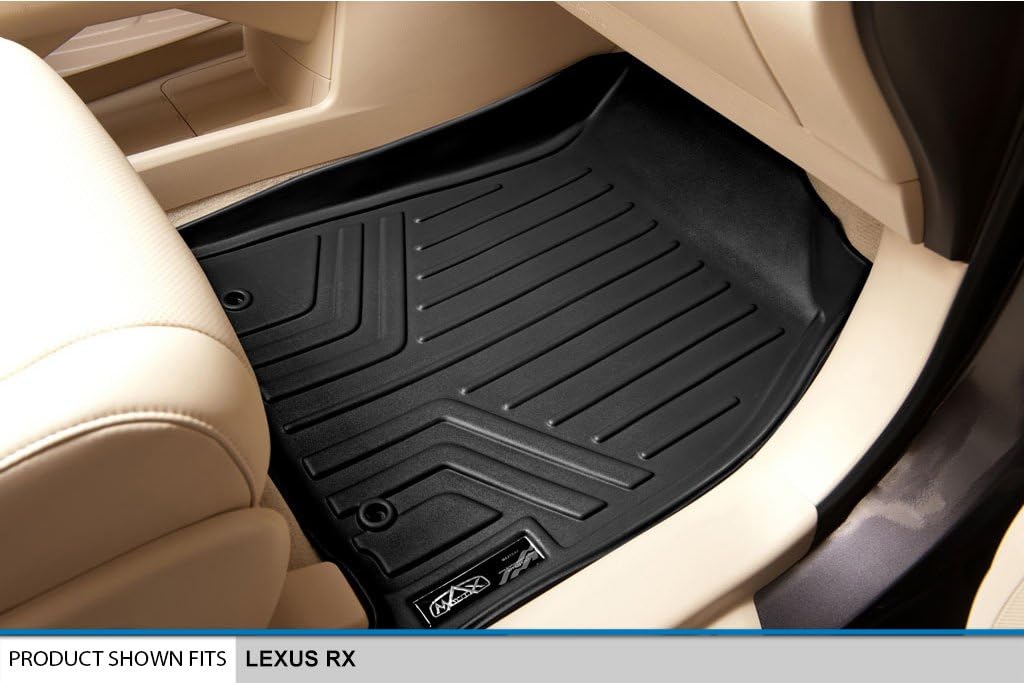 SMARTLINER Custom Fit Floor Mats 1st Row Liner Set for 2013-2015 Lexus RX