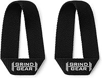 Vista 1 de Correas de levantamiento de pesas profesionales, multiusos, algodón resistente, color negro