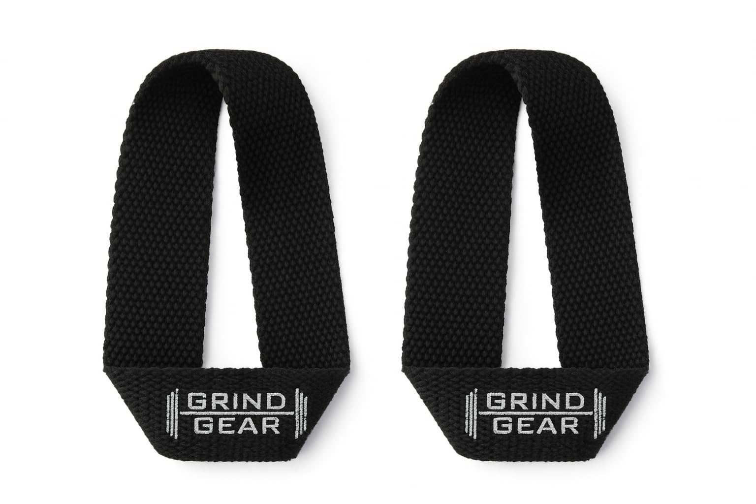 Deadlift Straps, Professional Weight Lifting Wrist Straps, Multipurpose, Heavy Duty Cotton, Black