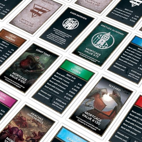 Winning Moves Le jeu de société Witcher Monopoly est optimal pour 2 à 6 joueurs et constitue un cadeau pour les fans âgés de et plus - vue 6