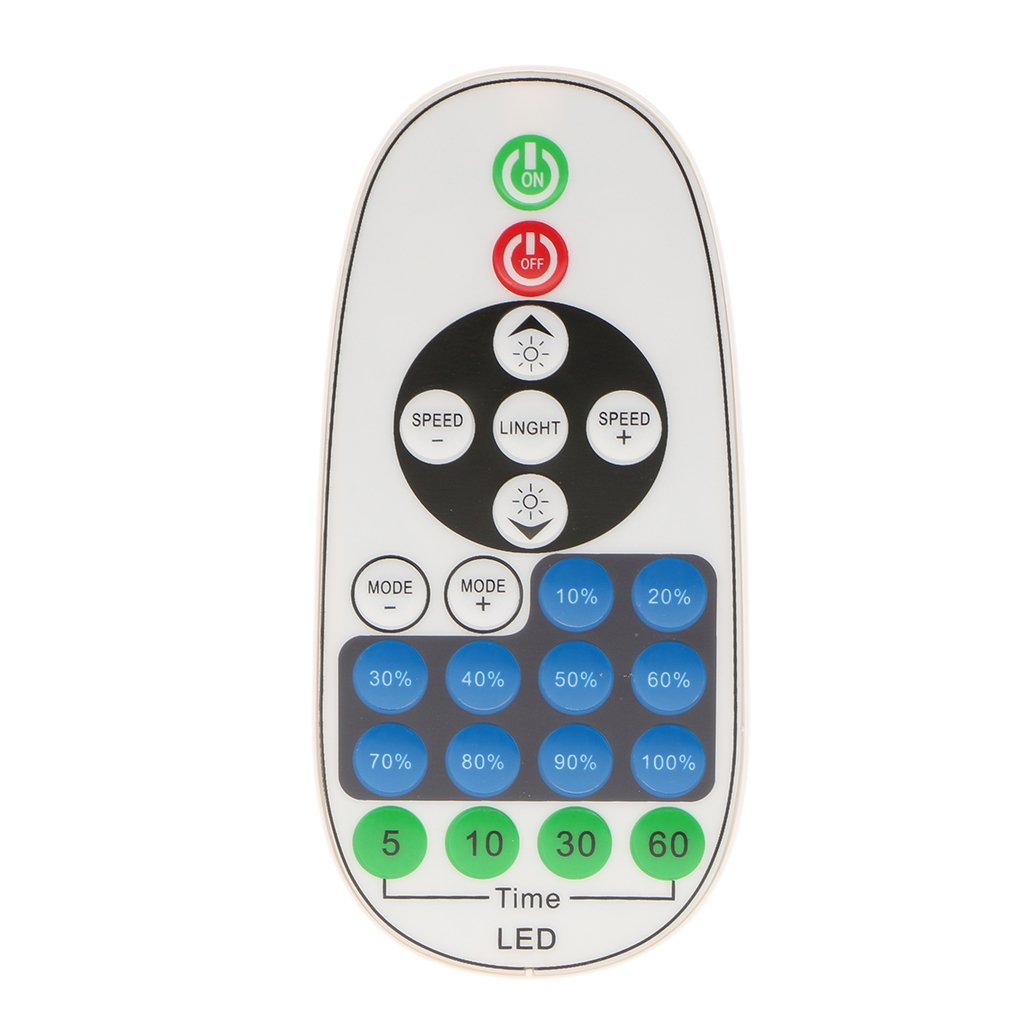 Gazechimp Regulador LED de 23 Teclas para Mando a Distancia para Luz de Tira 220V Enchufe EU