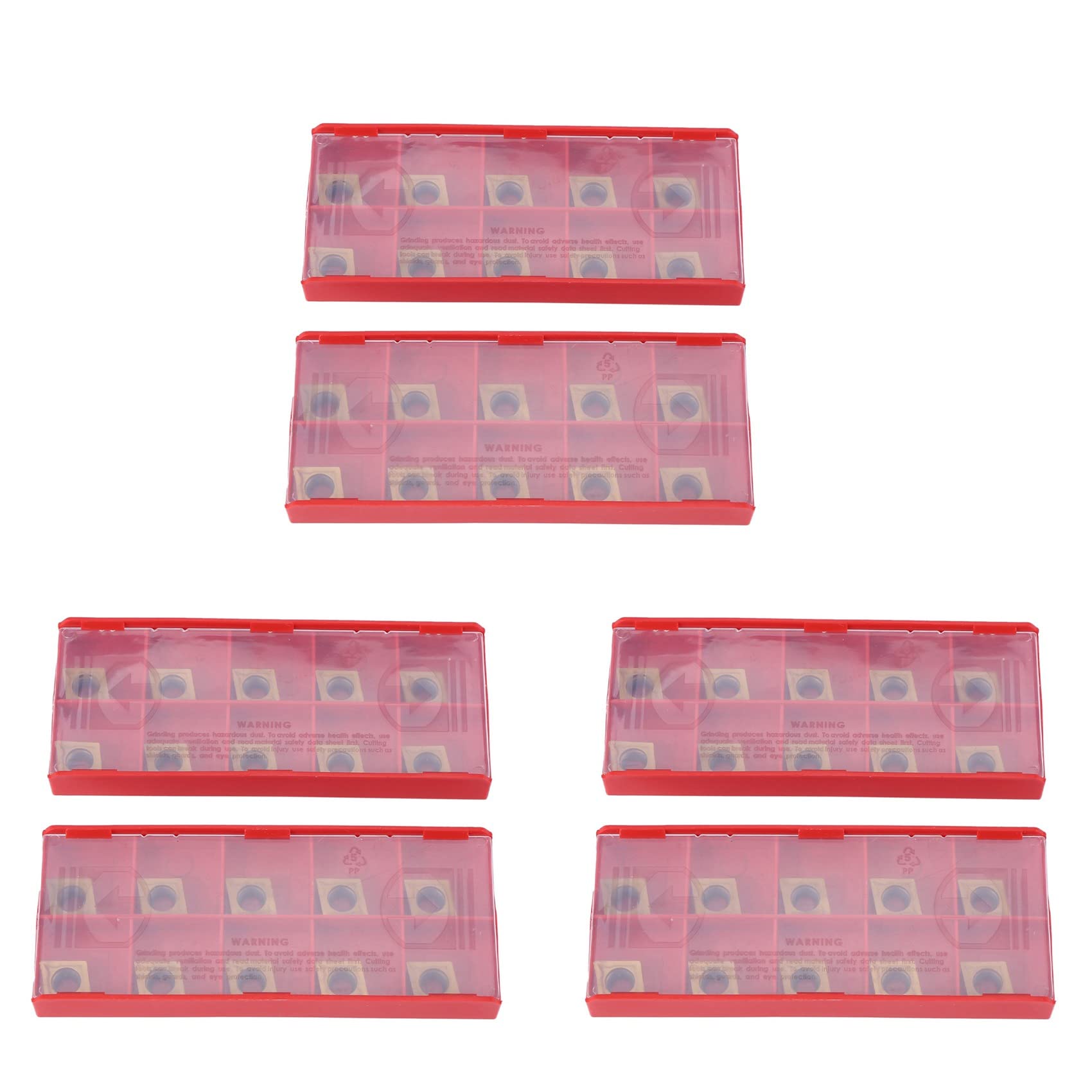 Jnchdghwa Yellow 60Pcs Carbide Insert Ccmt09t304 Ccmt32.51 Us735 Metal Turning Tool Tools Lathe Tool Ccmt 09T304 Face Milling Cutter