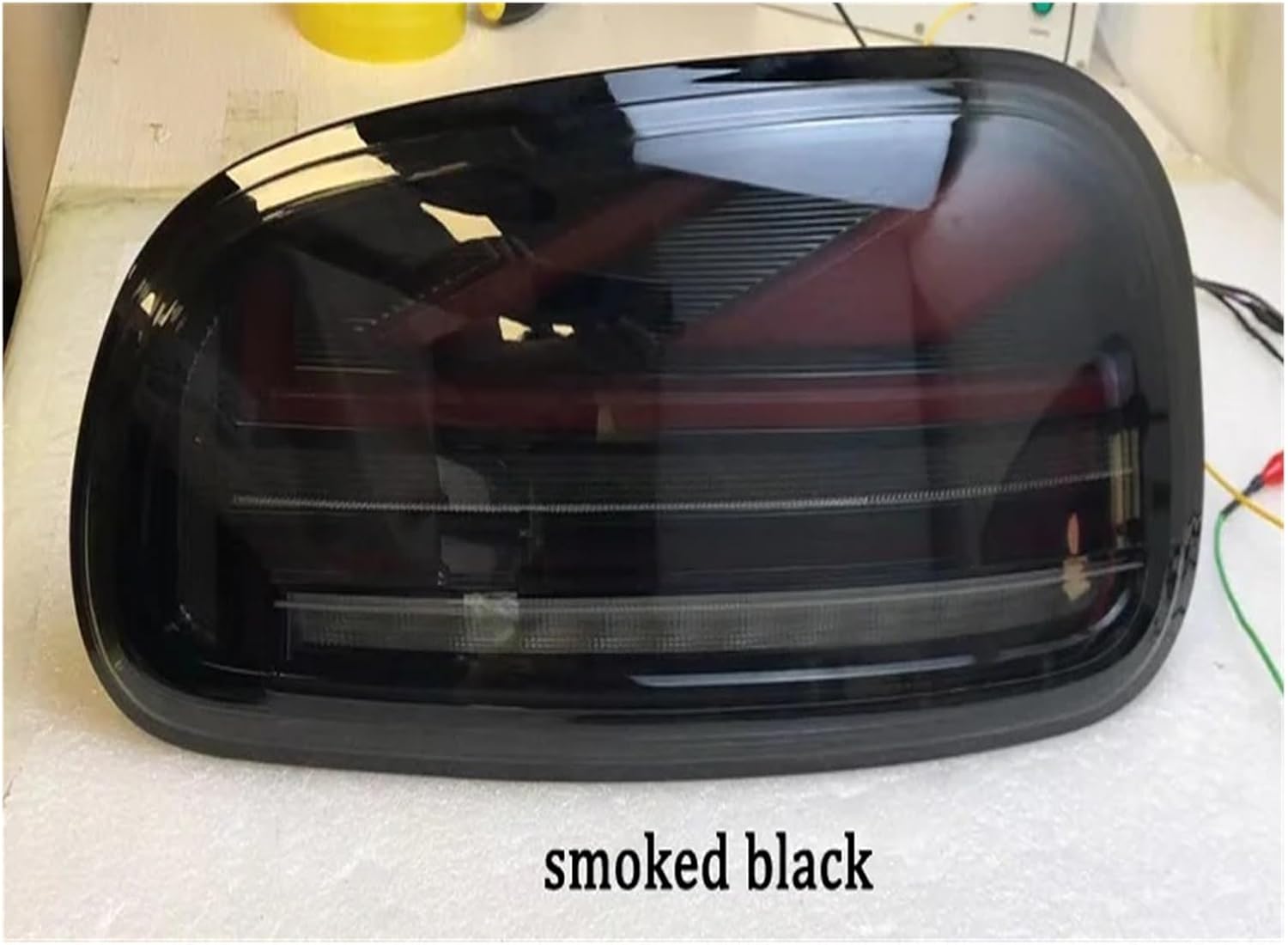 Rear Running Light + Brake Lamp + Reverse + Dynamic Turn Signal Car LED Taillight Tail Light Compatible With Mini F54 Clubman 2015-2022(Red and black)